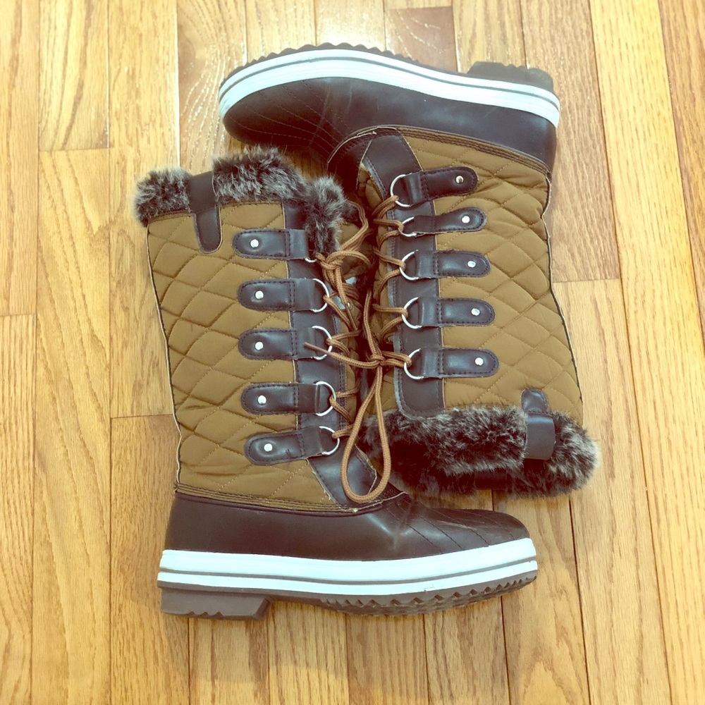 Fluffy Lace-Up Snow Boots (8)